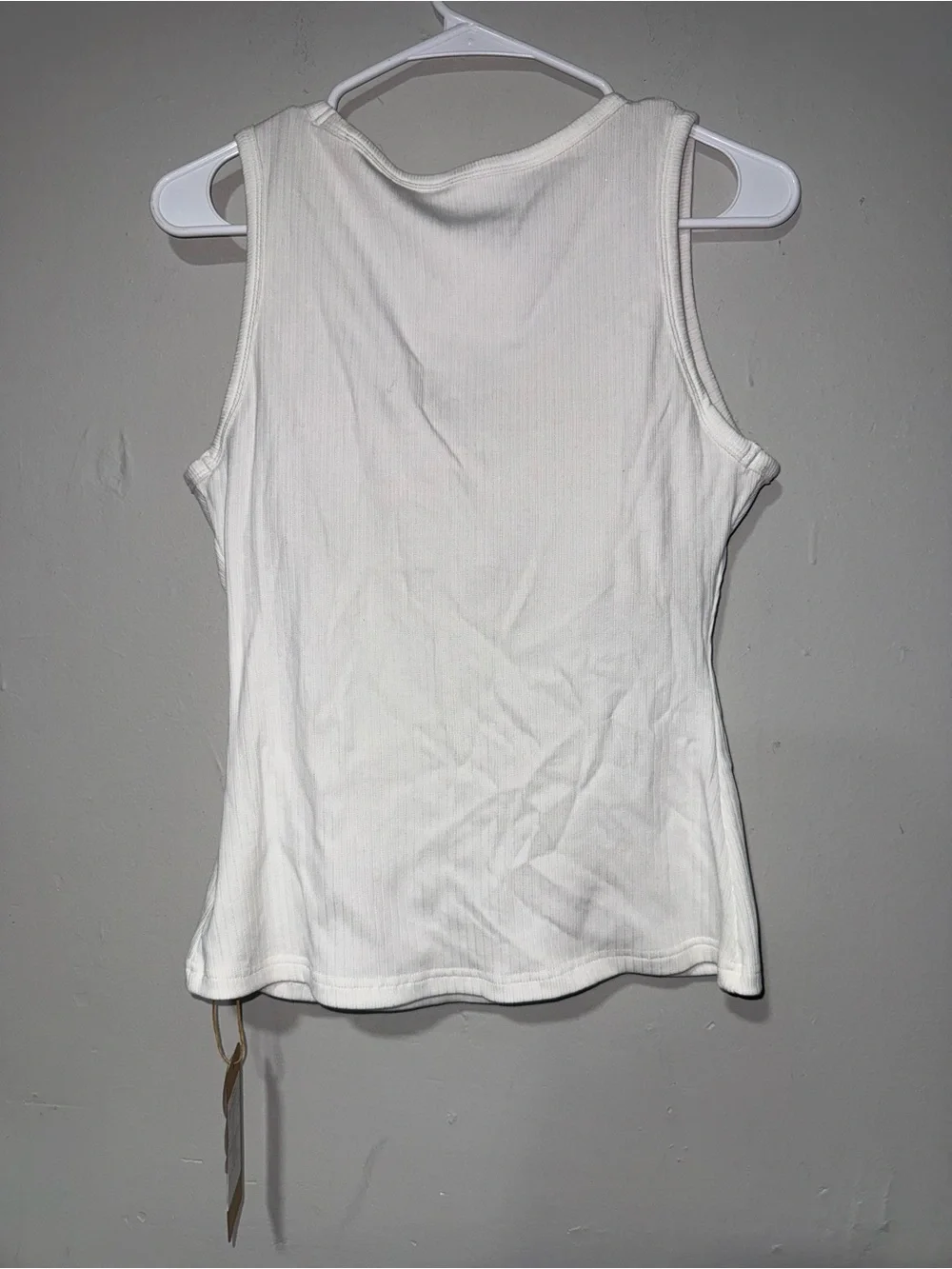 OGL Ribbed V‑Neck Tops in Lavender, White & Blue All Nwt - Picture 3 of 8